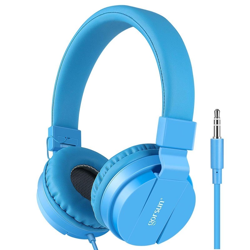 Kids Headphones, Lightweight Stereo Wired Children’s Headsets for Kids Adults…