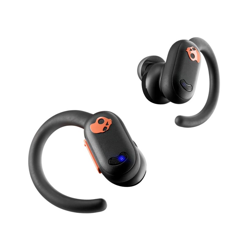 Skullcandy Push ANC Wireless Earbuds – Black/Orange (Certified Refurbished)