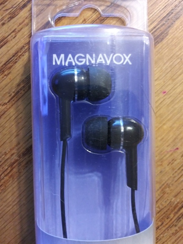 Magnavox Shuffle In-Ear Headphone Clear Bass Purple 8.6mm Delivers Great Sound gallery