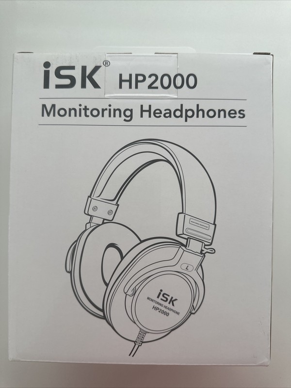 ISK HP2000 Professional Folding DJ Monitoring Headphones Studio Audio