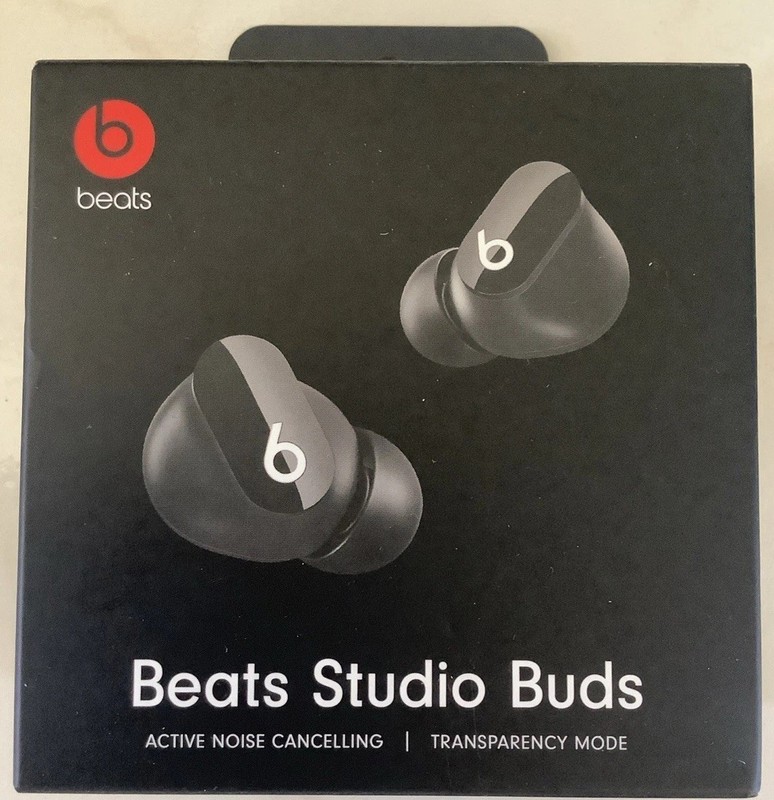 Beats Studio Buds Wireless ANC Earbuds, Built-in Microphone – Black, New Sealed