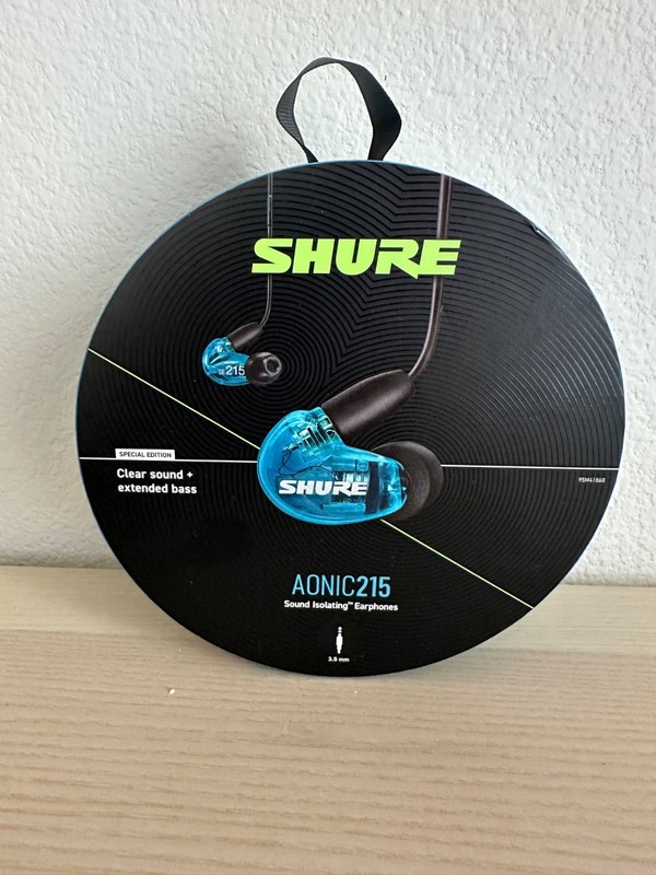 SHURE AONIC215 TRUE WIRELESS 2nd Generation Sound Isolating Earphones