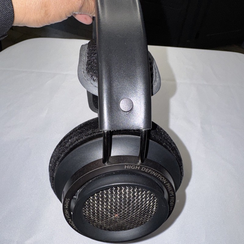 HD Philips Fidelio X2 50MM High Power Neodymium Headphone Black Tested Works 🔥 gallery