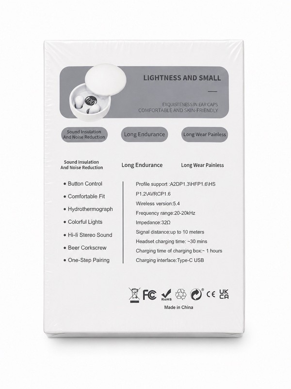 SK26 Bluetooth In-Ear Earbuds, Touch Control, Lightweight, Wireless Headphones gallery