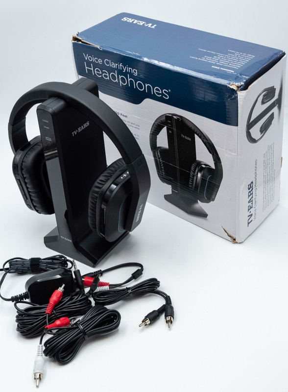 TV EARS Voice Clarifying Headphones 100 Ft Over Ear