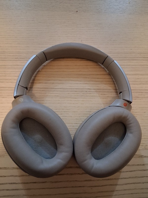 Sony WH-1000XM2 Wireless Noise Cancelling Over-Ear Bluetooth Headphones - Beige gallery