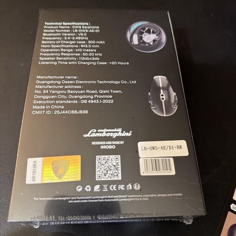 Lamborghini OWS earphones, LB-OWS-AE-D1 gallery