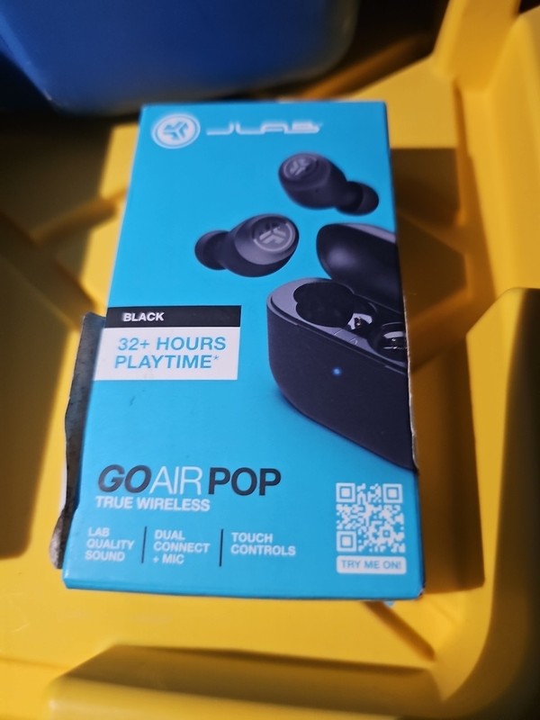 JLab – GO Air POP True Wireless In-Ear Headphones – Black