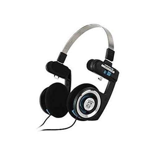 Porta Pro Classic OnEar Headphones Retro Style 3.5mm Wired Plug Black Silver gallery