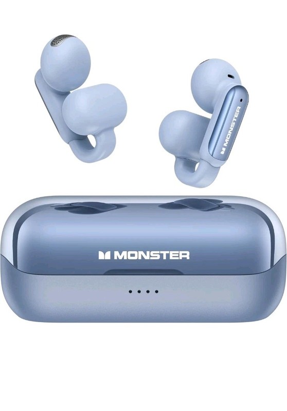 Monster Open AC601 Bluetooth Earbuds – Comfortable Clip-On Wireless Earbuds