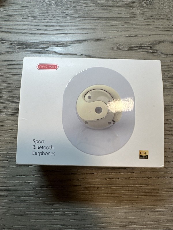 OWS-JM13 White Sport Wireless Bluetooth Earphones