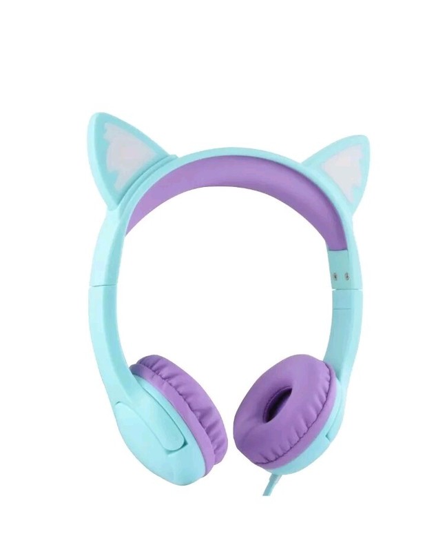 Kids Headphones, 85dB Safe Volume Limited Cat Ears