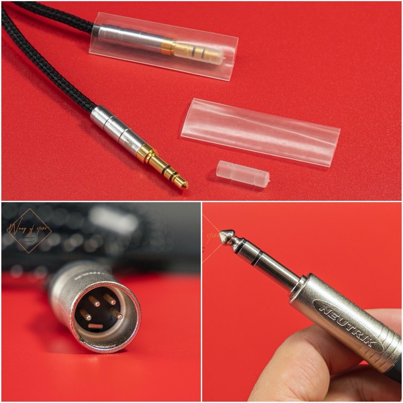 Hifi Balanced Audio Cable For Focal Clear , Focal Elegia Headphone 6.35 mm XLR 4