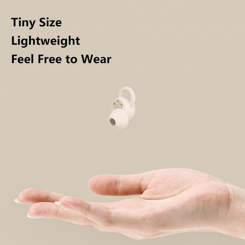 Smallest Invisible Sleep Earbuds, Comfortable Noise Blocking Wireless Headphones gallery