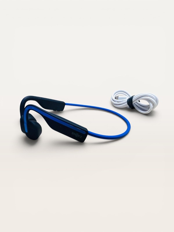 Shokz OpenMove Bone Conduction Open Ear Wireless Headphones – BLUE – FREE SHIP!