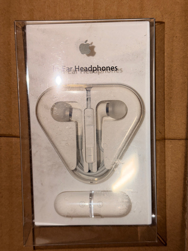 Original Genuine Apple In-Ear Headphones with Remote and Mic - NEW - RARE gallery