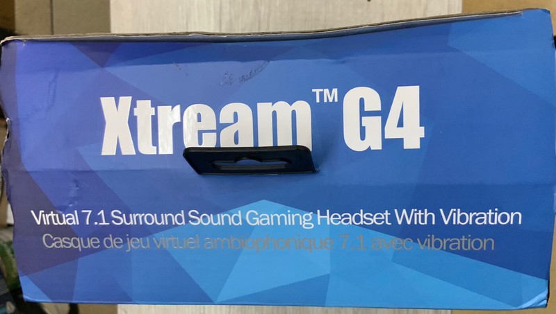 🧷 Adesso XTREAMG4 Virtual 7.1 Surround Sound Gaming Headset w/Vibration 🆕 gallery