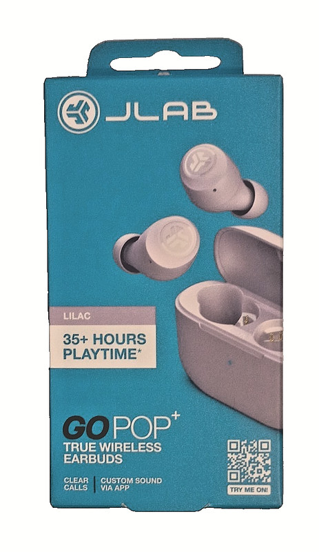 JLab Go Air True Wireless Earbuds Bluetooth Charging Case New Sealed Lilac