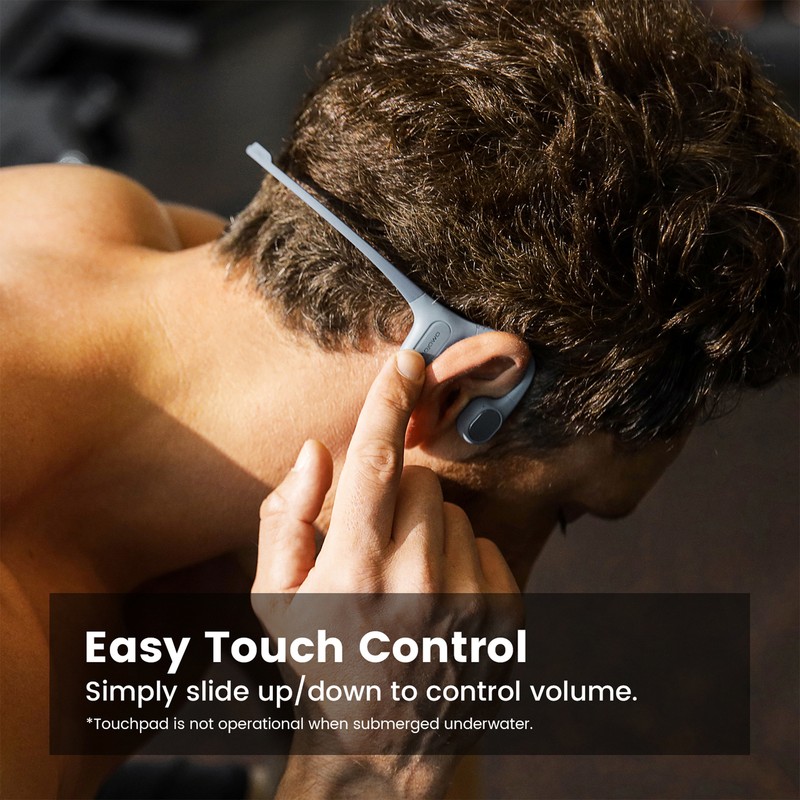 Run Plus 32GB Sports Headphones w/ Bluetooth & Voice Assistant, Gray (For Parts) gallery