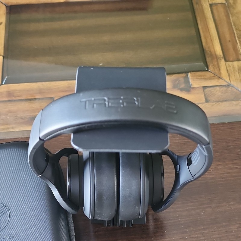 TREBLAB Z2 Over-Ear Headphones Black with Carrying Case Headband Double Ear-Cup gallery