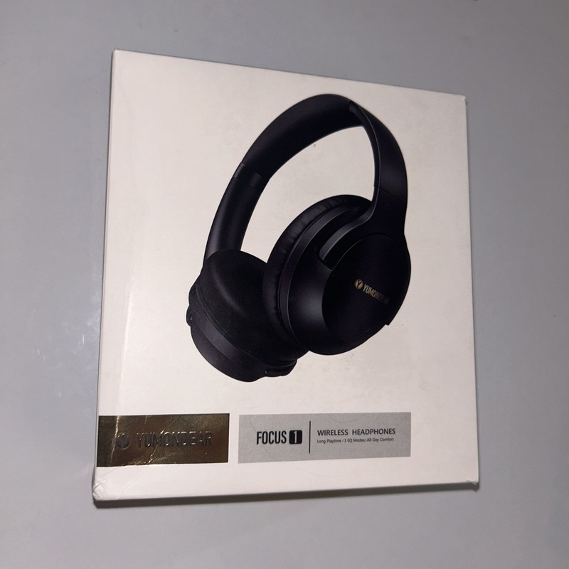 Yumondear Black Wireless Headphones Bluetooth, NEW/SEALED
