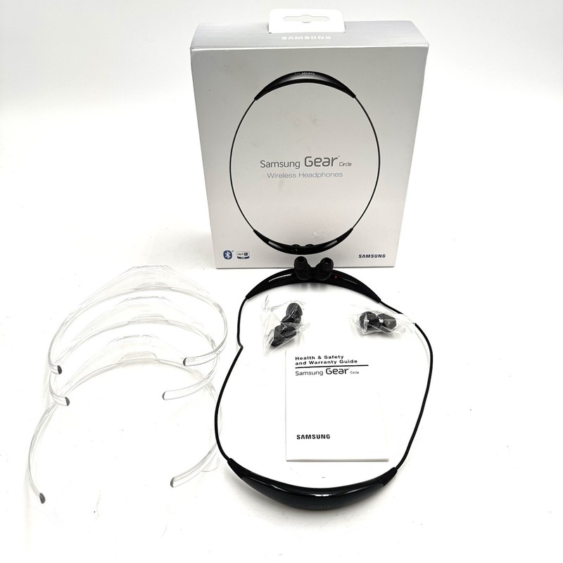 Samsung Gear Circle Bluetooth Wireless Headphones Neckband SM-R130 Black Tested