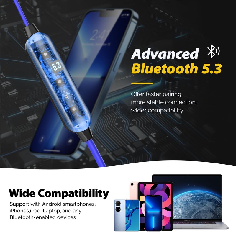 MIPEACE Bluetooth Work Earplugs Headphone,Wireless in-Ear standard, Black gallery