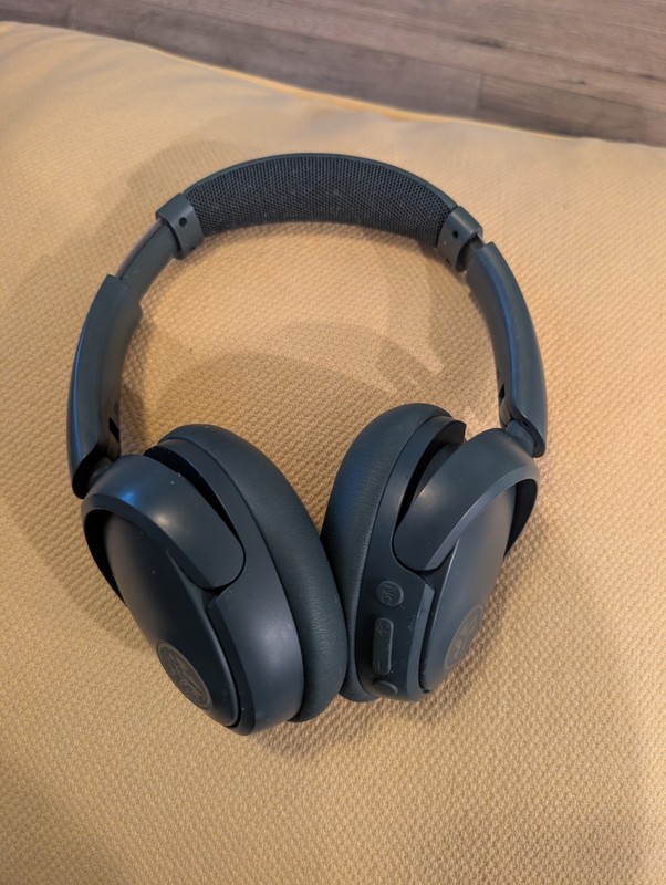JLab JBuds Lux ANC wireless over-ear headphones in graphite