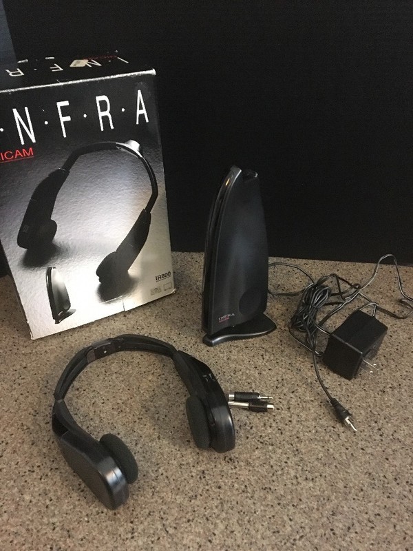 Infra I.n.f.r.a Nicam Headphones Ir800 Great Condition
