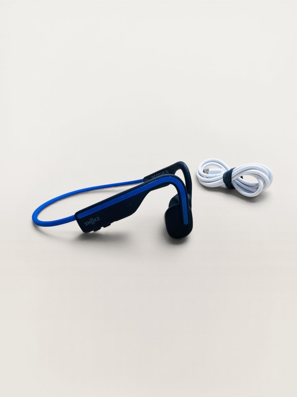 Shokz OpenMove Bone Conduction Open Ear Wireless Headphones - BLUE - FREE SHIP! gallery