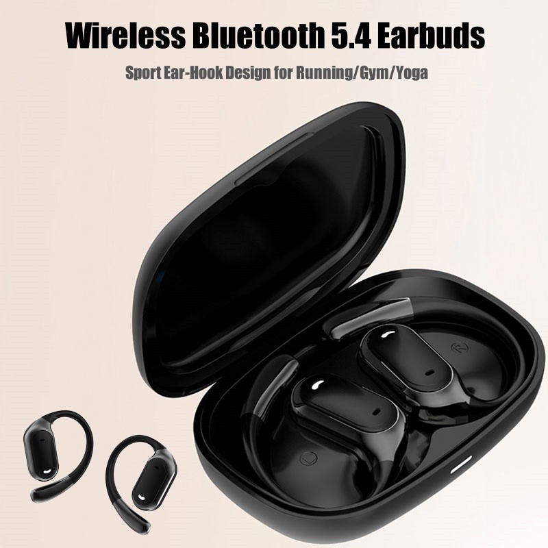 Bluetooth 5.4 Stereo Earbuds Sport Ear-Hook Earphones for Running/Gym Headphones