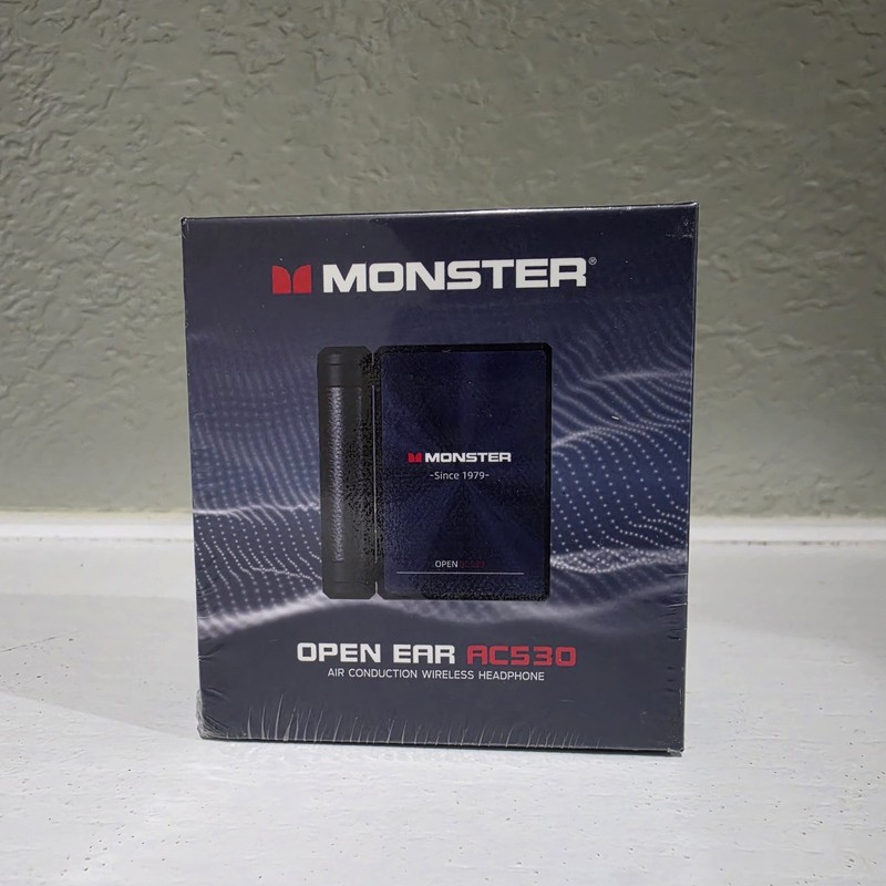 Sealed Monster Open Ear AC530 Air Conduction Wireless Headphones NEW 2026