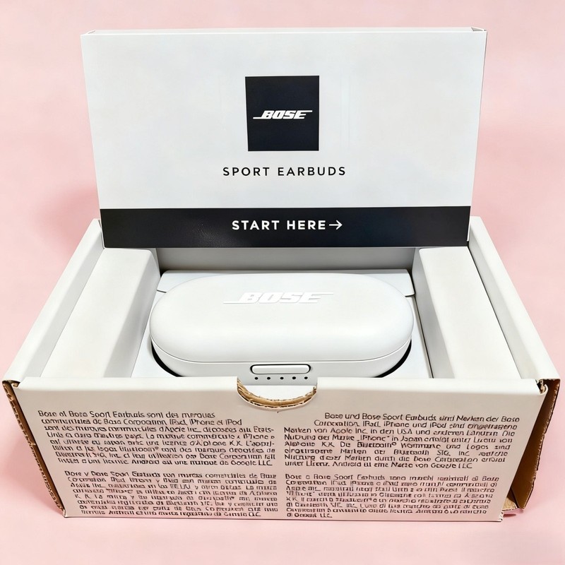 Bose Sport Earbuds Wireless Earphones Bluetooth Headphones In-Ear Earbuds White gallery