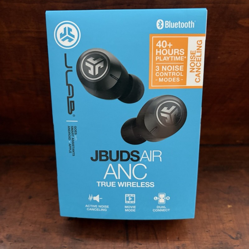 JLab JBuds Air ANC True Wireless Earbuds Black True Wireless Noise Canceling EUC