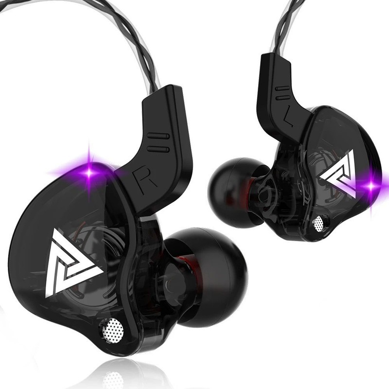 QKZ AK6 In-Ear Earphones 6 Dynamic Driver HIFI Stereo Earbuds With Mic Sports