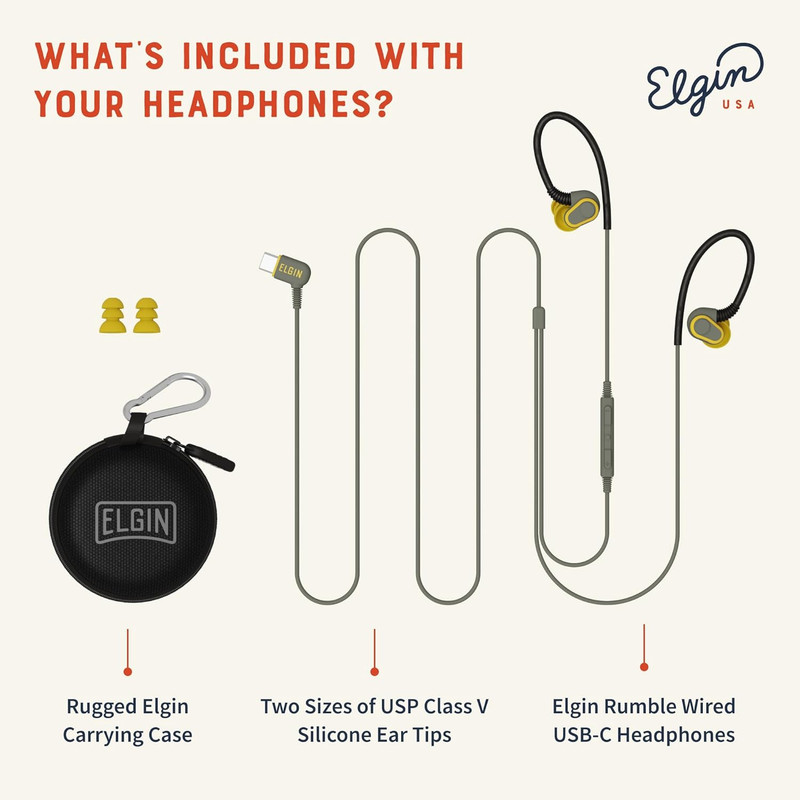 Rumble Wired Earplug Headphones, 27 Db NRR Waterproof Hearing Protection Earbuds gallery