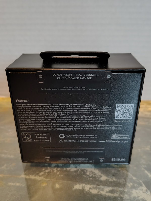 New Sealed Samsung SM-R630NZAWXAR Galaxy Buds3 Pro Wireless Ear Buds gallery