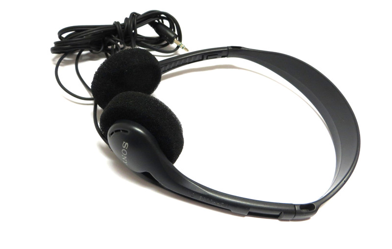 Vintage Sony Walkman MDR-005E Adjustable Stereo Headphones for Cassette Radio