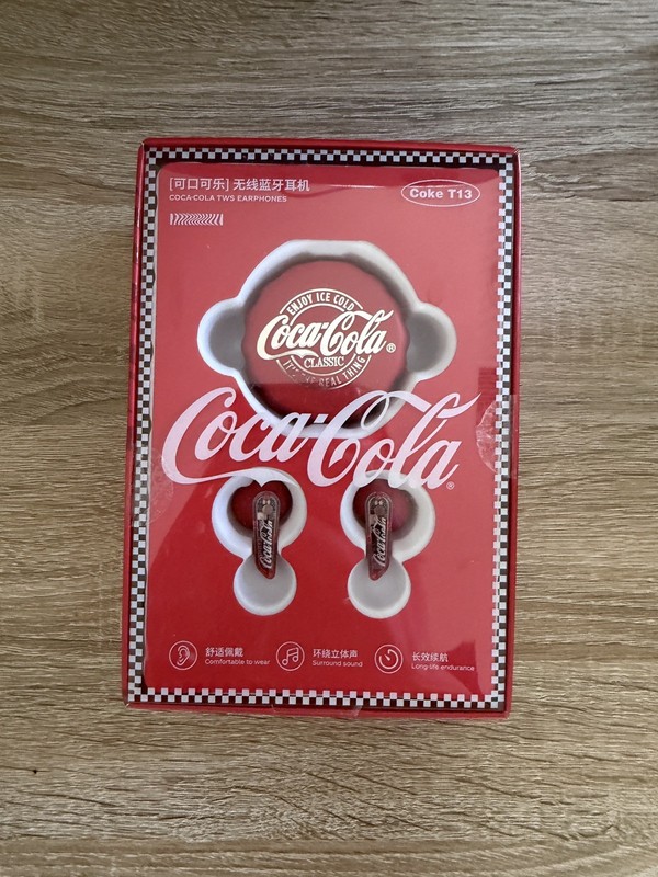 Coca-Cola Bluetooth Coke T13 Wireless Headphones