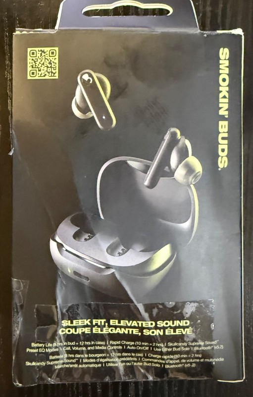 Skullcandy Smokin' Buds XT Wireless in-Ear Earbuds True White (S2TAW-R740) gallery