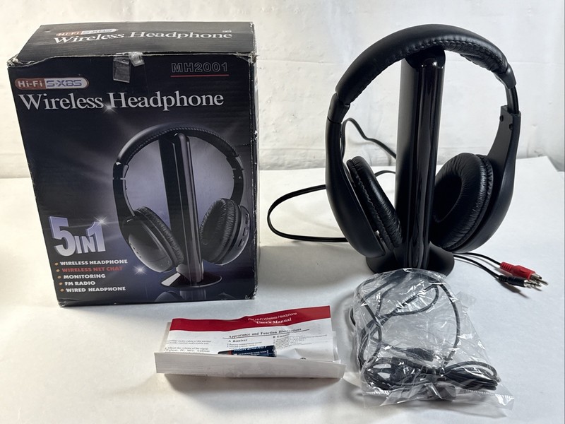 Hi-FI S-XBS 5 In 1 Wireless Headphones Tested And Working Hardly Ever Used