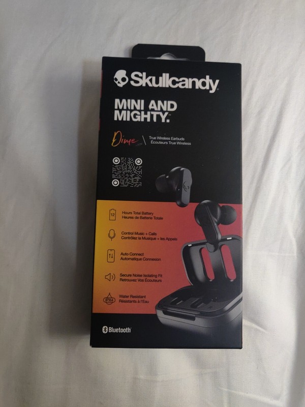 Skullcandy Dime True Wireless In-Ear Earbud – True Black (S2DMW-P740)