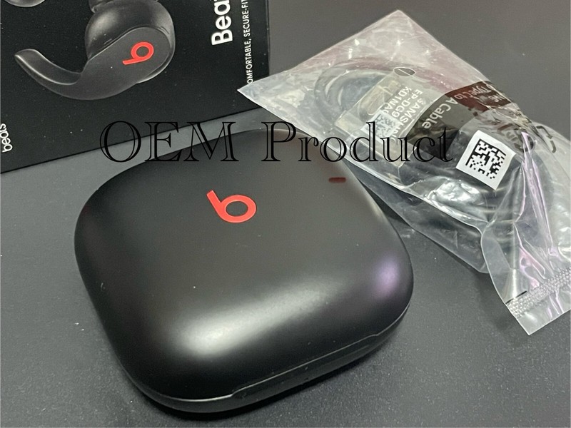 Beats by Dr. Dre Beats Fit Pro True Black Case Replacement Only – (free cable)