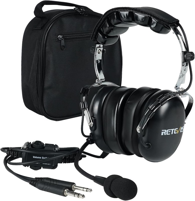 Pilot Aviation Headset Passive Noise Reduction Mono