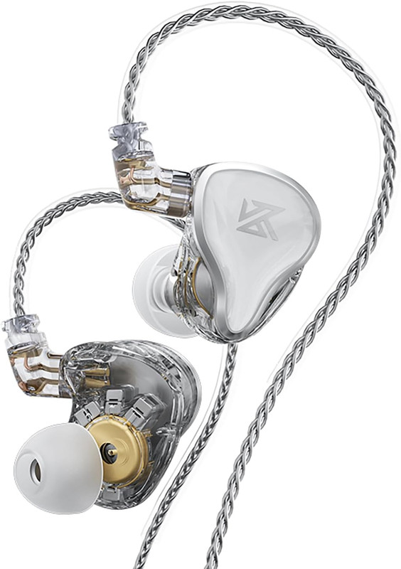 CCA KZ ZAS 16-Unit Hybrid IEM, 7BA+1DD HiFi In-Ear Monitor Headphones