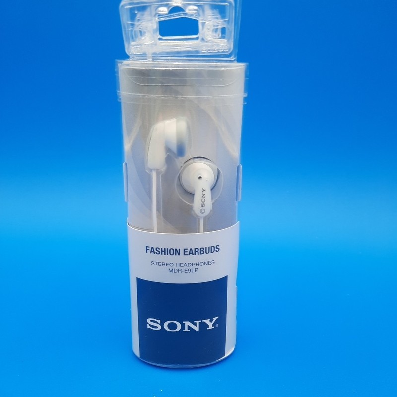 Sony Genuine Wired In-Ear Earbuds 3.5mm Wired Stereo MDR-E9LP White Headphones