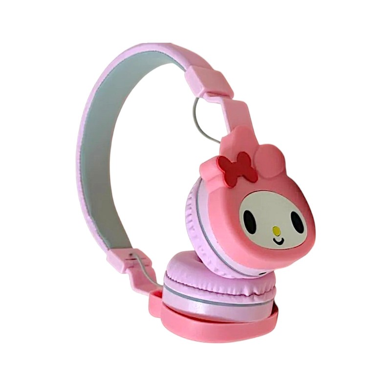 My Melody Cartoon Wireless Bluetooth Headphones Built-In Kids Headset Gift Box