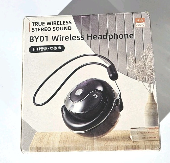 BY01 Wireless Headphone, Over The Ear Style, Wireless Stereo Sound NIB