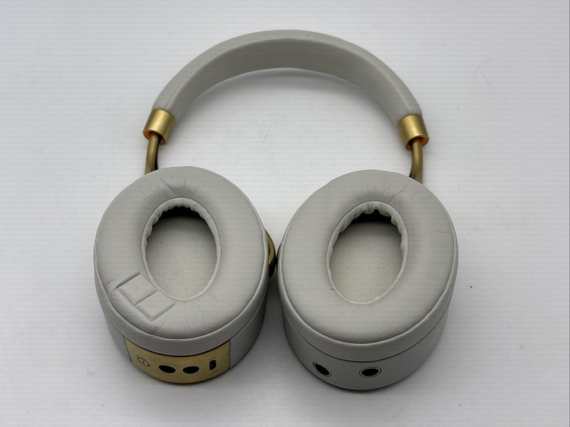 Parrot Zik Wireless Noise Cancelation Bluetooth Headphones - WHITE - YELLOW GOLD gallery
