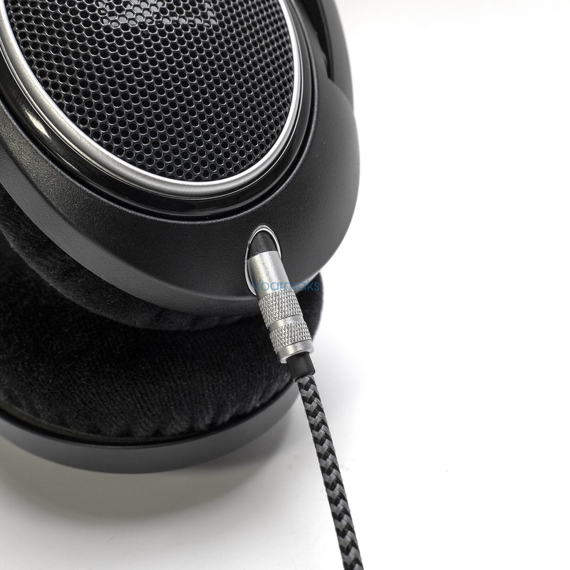 2m Soft Nylon Cable + 6.35mm Adapter For Sennheiser HD560s HD598-569 Series gallery